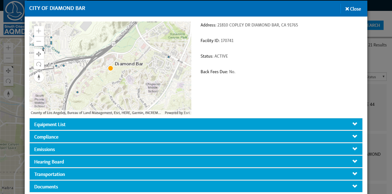 Facility Details